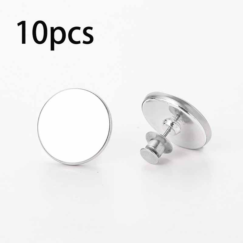 10pcs Modern Metal Magnetic Hooks, Easy Install Wall Mount Magnets, Ideal for Curtains, Shower Curtains, Seam Sealing, Walls, Doors