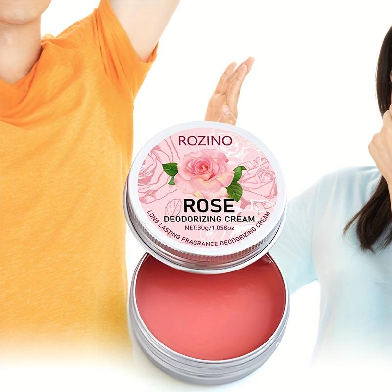 ROZINO Rose Deodorizing Cream | Long - lasting Fragrance, Say Goodbye to Odors, Awaken Confident Charm