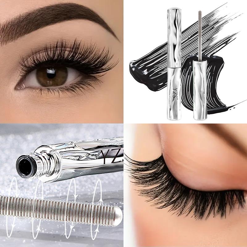 Waterproof Mascara with Gabg Spiral Brush Head, Long-Lasting Volumizing Formula, Easy-To-Use for Beginners, Ideal for Curling Eyelashes, Enhancing Mascara, Voluminous Lengthening Mascara