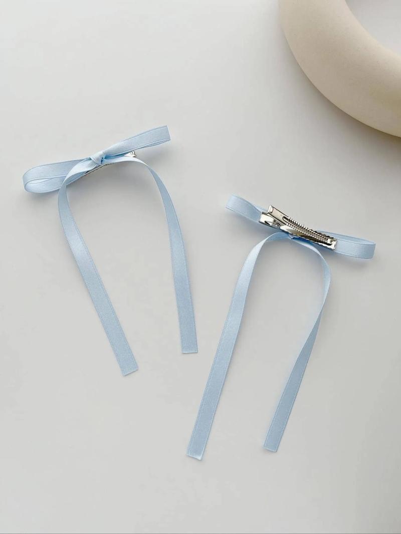Elegant Bow Hair Clips for Women, Daily Use, Perfect for Back-To-School and Valentine's Day, Versatile Winter Accessories, Hairpins