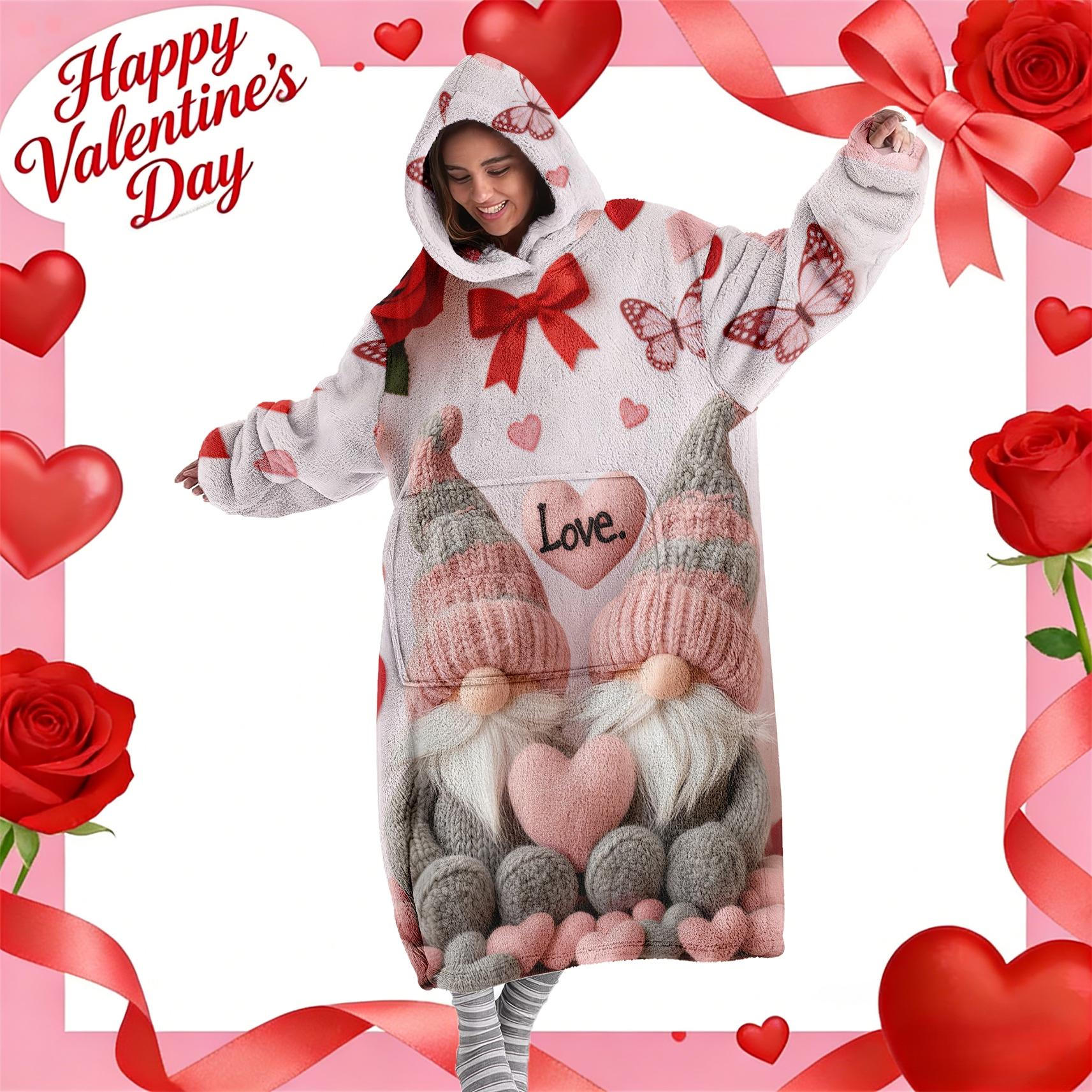 Hooded Blanket Wearable Throw, Patchwork Chicken Hoodie Blanket, Digital Print Flannel Soft Warm Blanket for Sofa Home Leisure Air Conditioning Nap Office Bed Camping Travel Gift，Christmas Gift, Valentine's Day gift #GLOBAL PICKS