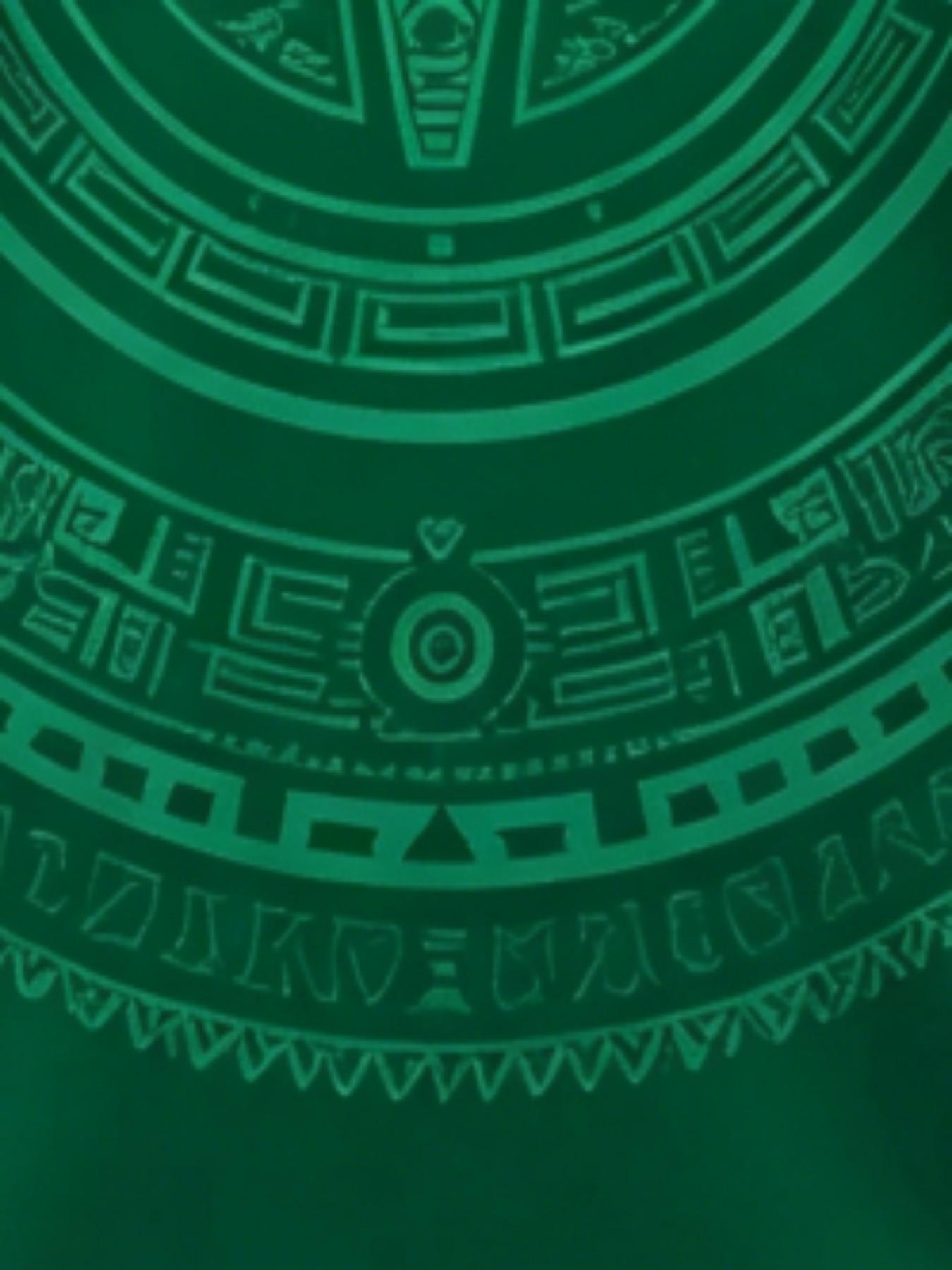 Men's Aztec Sunstone Mexico Sport T-Shirt, Tribal Style Round Neck Short Sleeve Top, Loose-Fitting Geometric Pattern, All Seasons