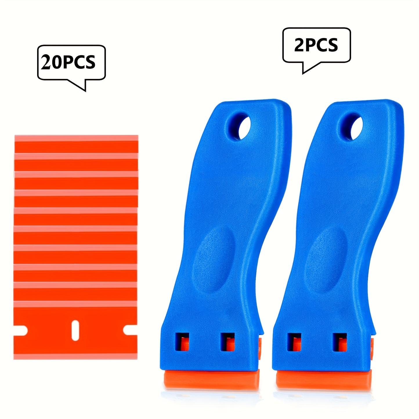 22-Piece Multi-Functional Rubber Scraper Set, Durable Plastic Cleaning Spatula, Reusable Household Tool, Easy Grip Handle, Modular Design