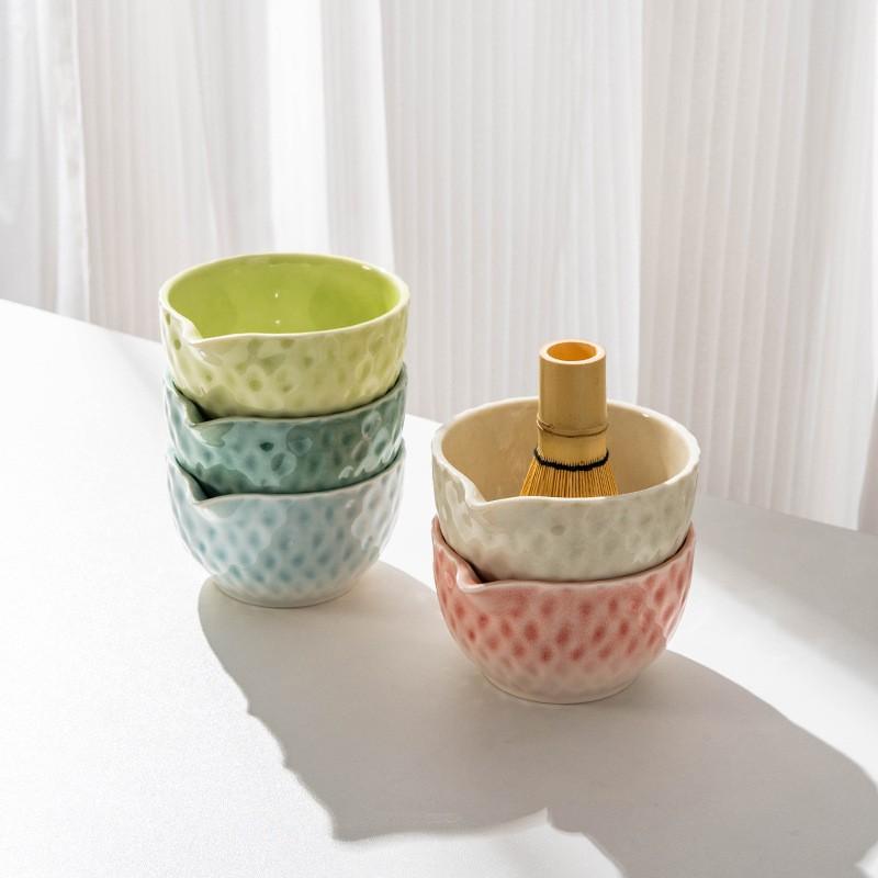 8pcs Japanese Matcha Bowl Set with Whistle, Matcha Bowl Spout, Ceramic Chasen Hundred Stands, Matcha Tea Set Gift Box, Traditional Tea Ceremony, Matcha Set Kit