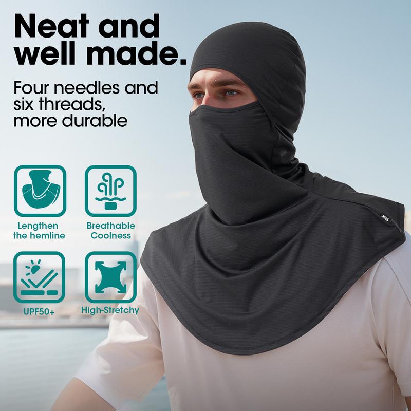 Fishing Balaclava, Men & Women Cycling Full Face Mask, Unisex Design UV Protection Long Neck Mask Covers for Outdoor Work in Summer, Outdoor Sports Mask