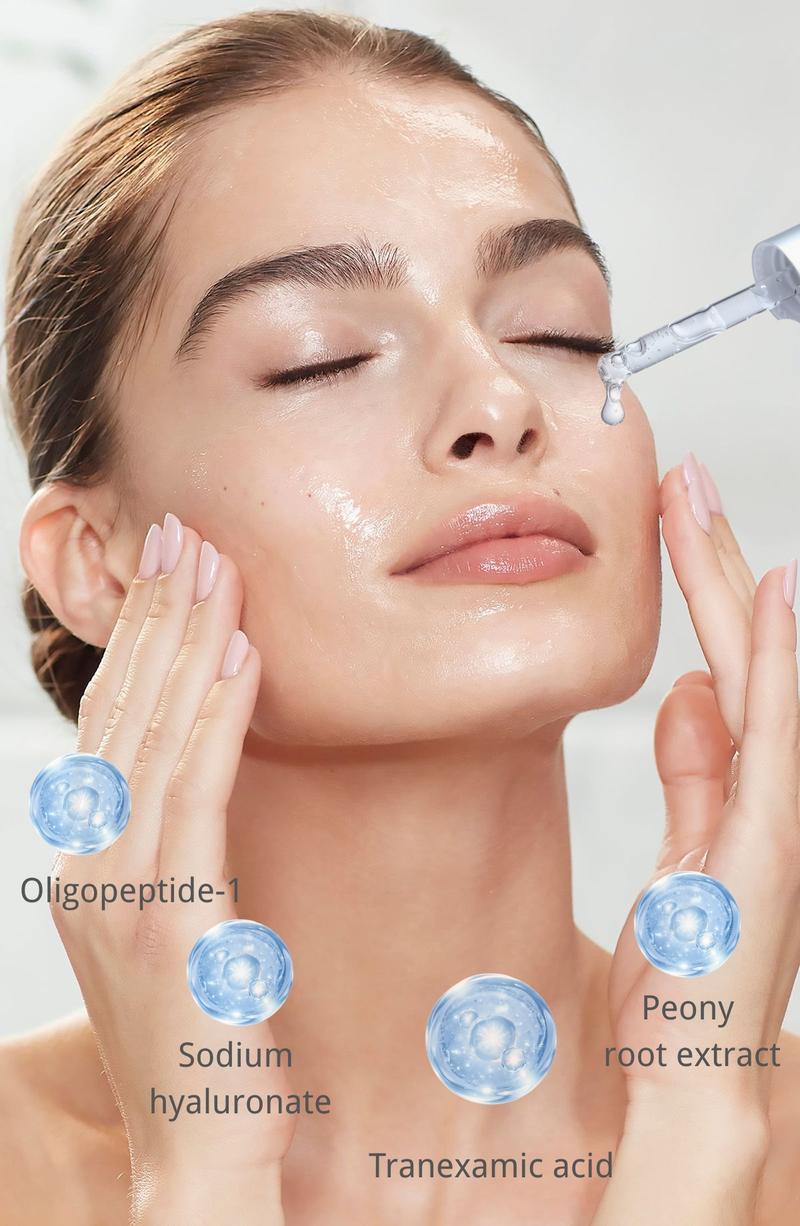 Dark Spot Correcting Serum: 5%  Tranexamic Acid 1.01 fl.oz. (30ml) ｜ Contains sodium hyaluronate, PM Skincare product, Hyperpigmentation, Brightening, Dark Spot Corrector