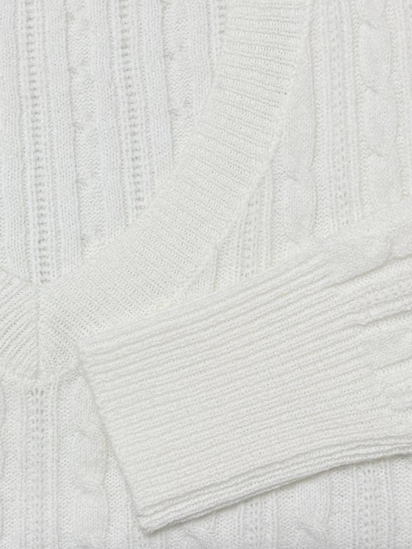 Women's Long Sleeve Knit Sweater, Knitwear, Casual Holiday, Perfect for Travel, Stylish Pullover Top, Ladies' Fashionable Outerwear