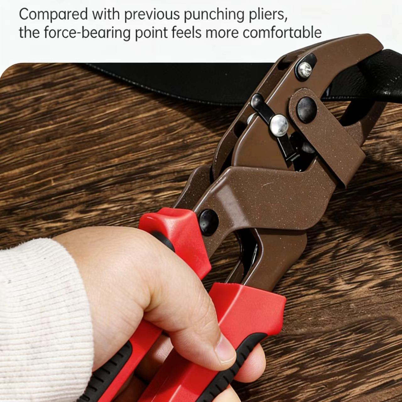 Durable Hole Puncher A008, Practical 9 Inch Hole Punch Pliers, Wholesale Thickened Hole Punch Tool, Industrial Grade