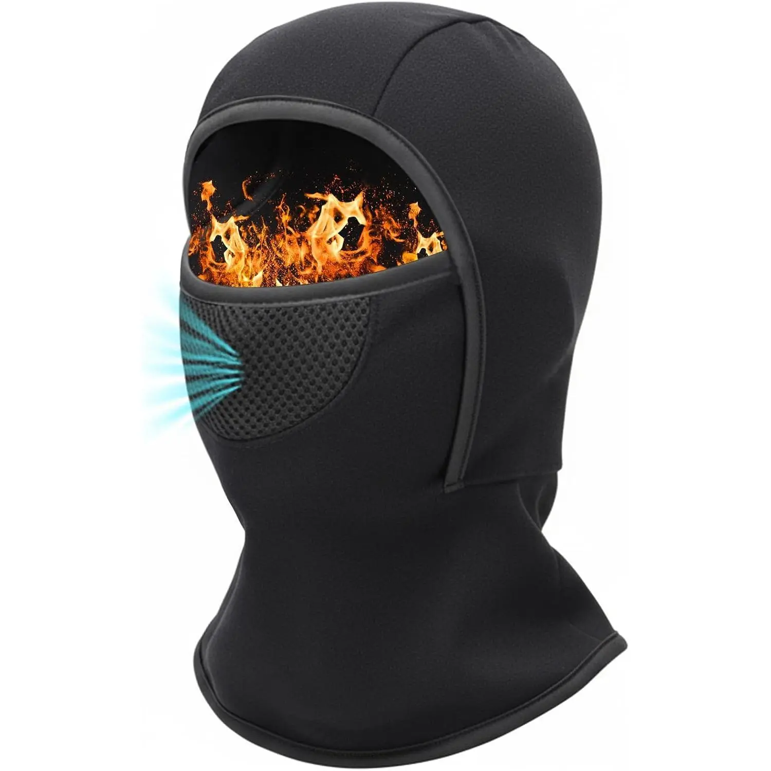 Breathable Kids Balaclava Ski Mask for Boys Girls, Fleece Face Neck Warmer | Winter Windproof Full Head Cover for Cold Weather