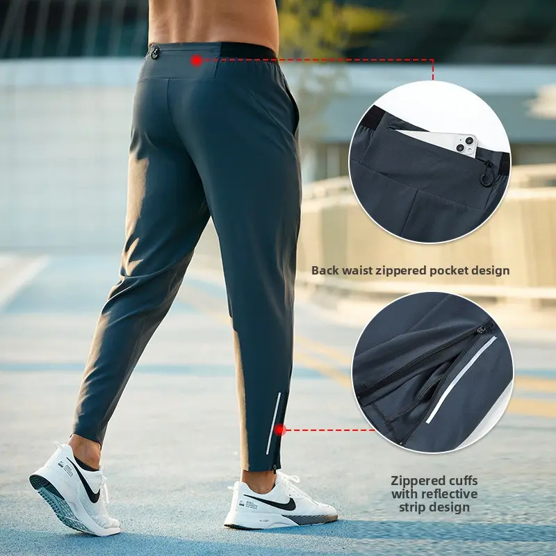 Sports trousers men's loose, quick-drying and breathable spring fitness running training basketball pants running pants men