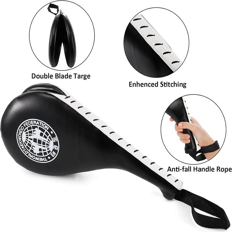 Taekwondo Kick Pads, Durable Striking Kick Pads, Kicking Target Pads, Punching Paddles for Tae Kwon Do, Karate, Kickboxing, Martial Arts Training