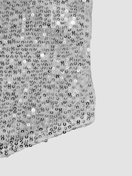 Women's Sequined Sheer Long Sleeve Button Shirt, Elegant Blouse for Parties & Daily Wear, Stylish Women's Clothing