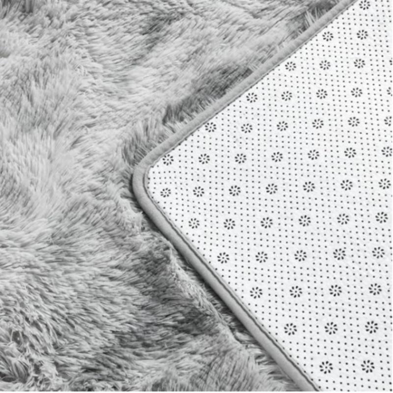 Ultra Soft Solid Color Plush Area Rug, Long Pile Carpet for Living Room, Bedroom, and Window Sill, Cozy Floor Mat for Home Decor