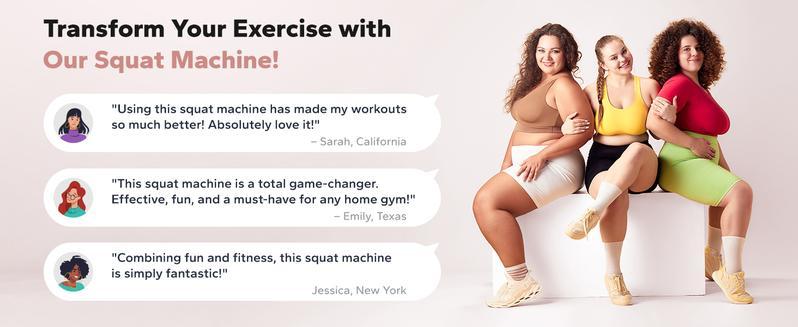 Merach Squat Machine Glutes Workout Adjustable Resistance Foldable Exercise Equipment Leg Exercise Machine with 350lbs Weight Capacity, Rowing Machine,  TikTokShopBlackFriday, Christmas gift