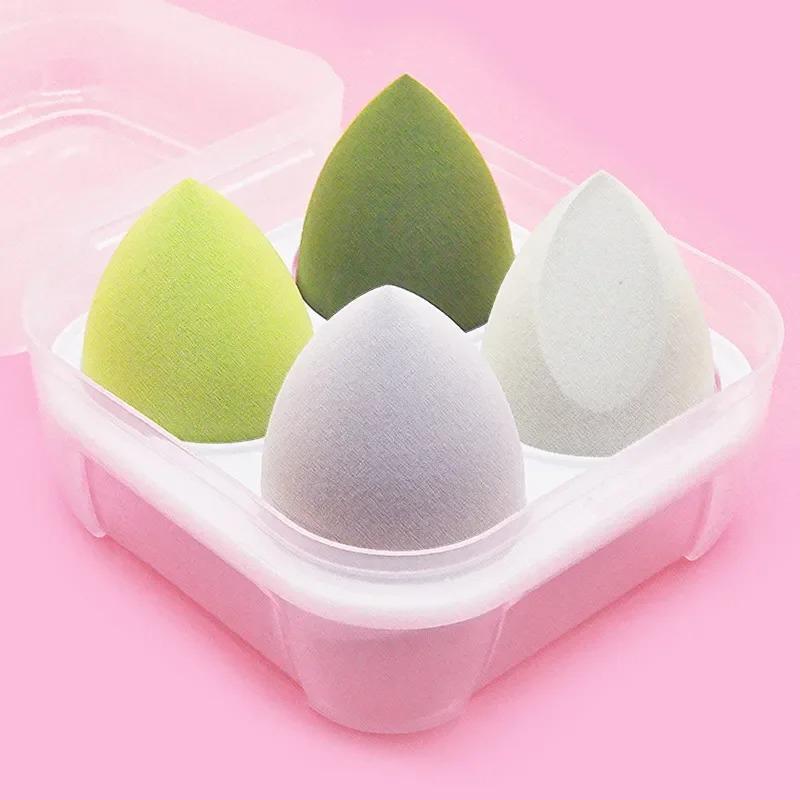 Multi-Color Makeup Sponge Set of 4, Dry Wet Use, Soft Blending, Suitable for Bb Cream, Foundation, Lotion, Universal Makeup Tool