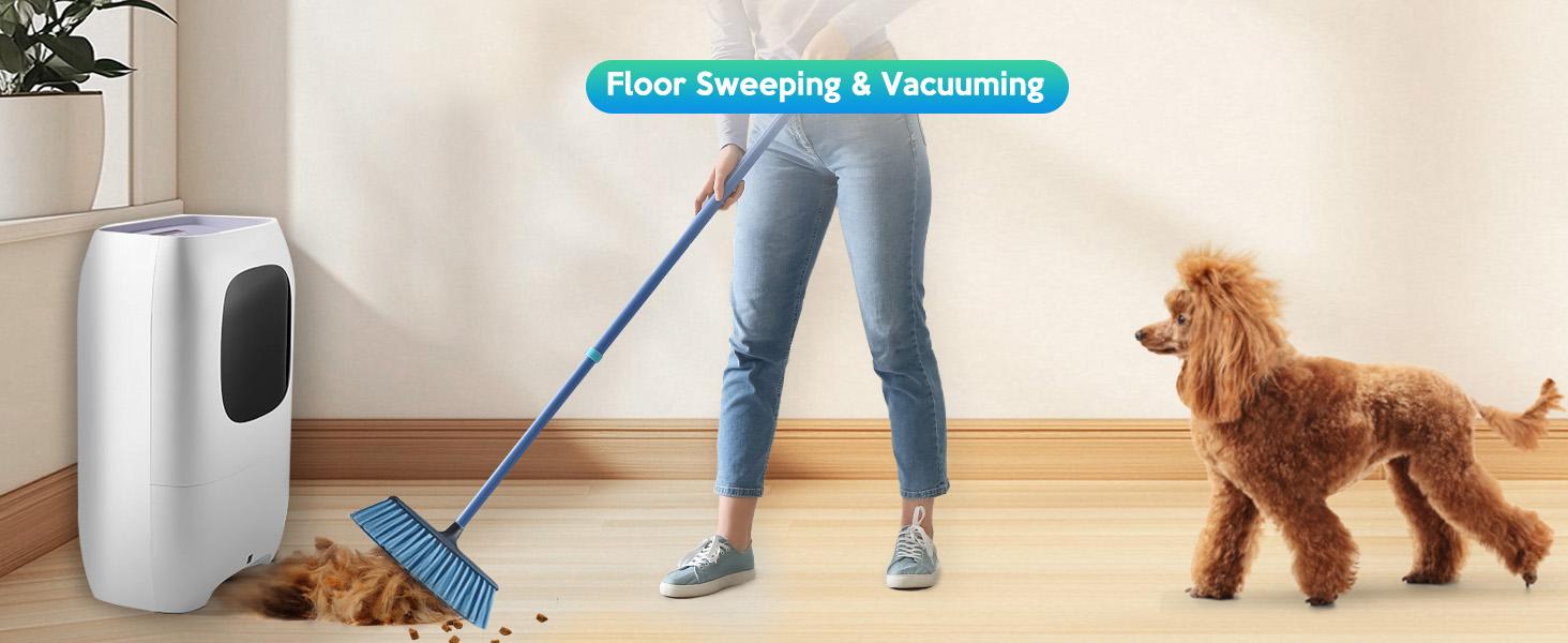 Deals for You, Touchless Vacuum, Automatic Dustpan, Great for Sweeping Pet Hair Food Dirt Kitchen - Ultra, Large Capacity, Strong Suction Power with Warranty