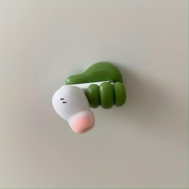 5-Piece Thumb-Shaped Organizer Set, Random Color, Multi-Functional Adhesive Hooks, Cable Management Clips, No Drilling Sticky Hooks