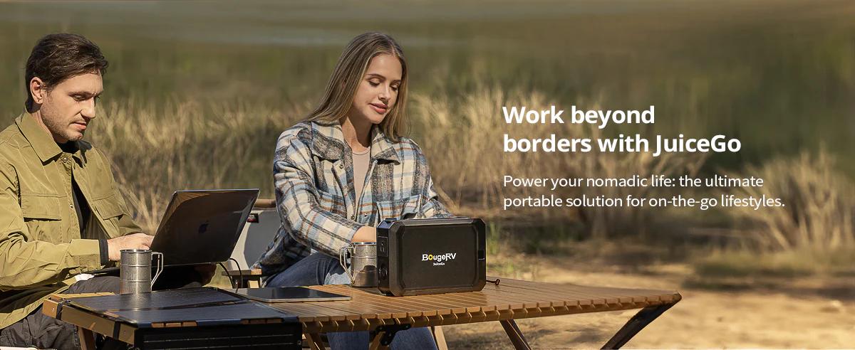 【BougeRV JuiceGo 240Wh Power Station】Portable Carrying BougeRV JuiceGo 240Wh Portable Power Station AC 2024