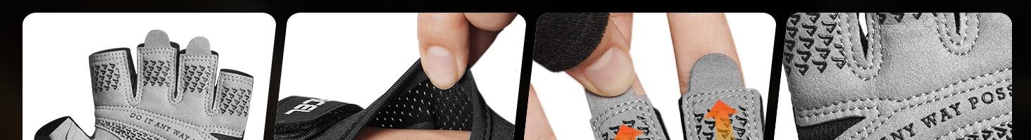Full Palm Protection Weight Lifting Gloves, Breathable Super Lightweight Workout Gloves for Men & Women, Gym Cycling Training Exercise Gloves