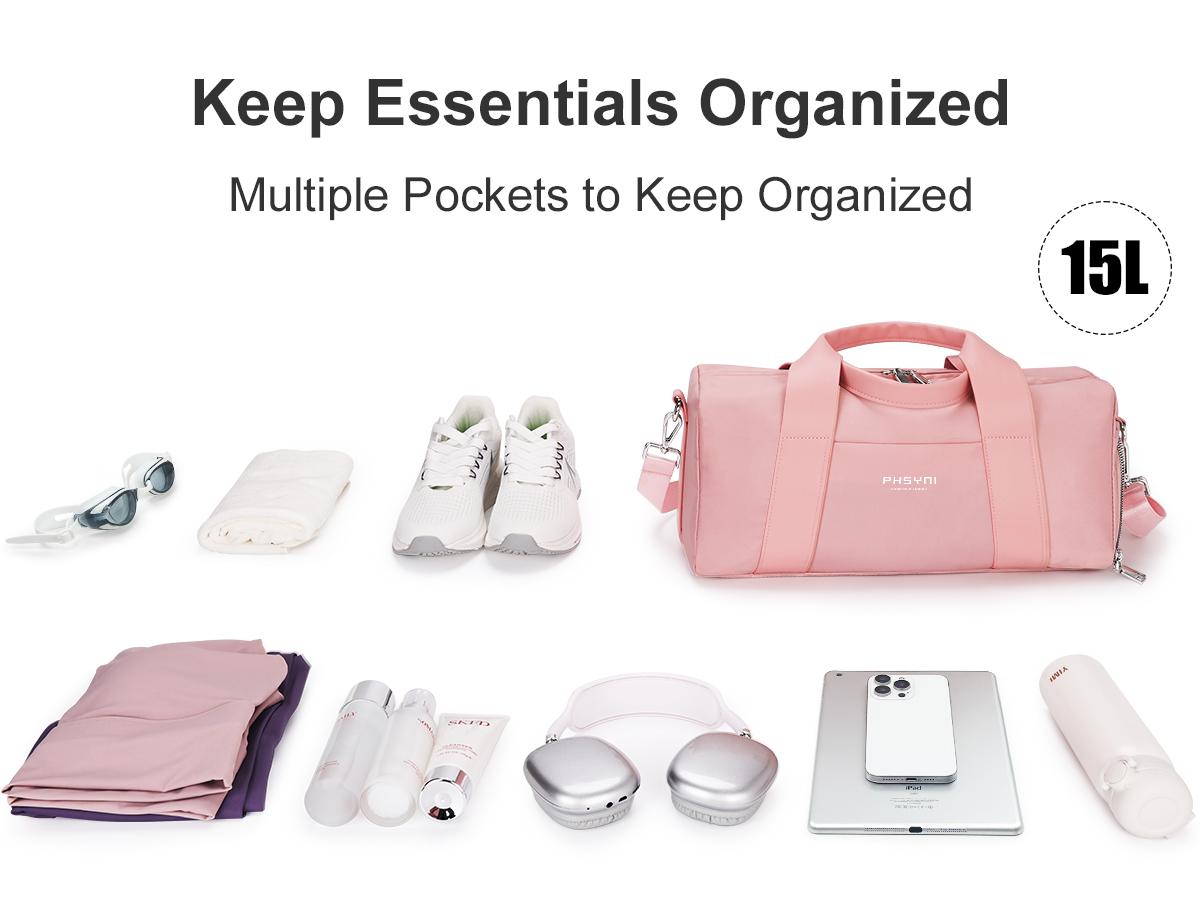 Small Gym Bag for Girls Kids,Sport Duffle Bag for Women Fitness Workout, Travel, Dance, Ballet, Swim with Shoes Compartment & Waterproof Pocket,Easy Carrying Pu Leather Handle (16"-Small) Small Gym Bag for Girls Kids,Sport Duffle Bag for Women Fitness Workout, Travel, Dance, Ballet, Swim with Shoes Compartment & Waterproof Pocket,Easy Carrying Pu Leather Handle (16"-Small)