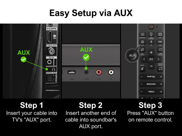 ULTIMEA Aura A40 7.1ch Virtual Surround Soundbar – Entry Level 4 Adjustable Speakers, 121 EQ Presets, Subwoofer, Wall-Mountable Budget Edition.Audio.Smartphone. Bluetooth. Sound Bar. TV