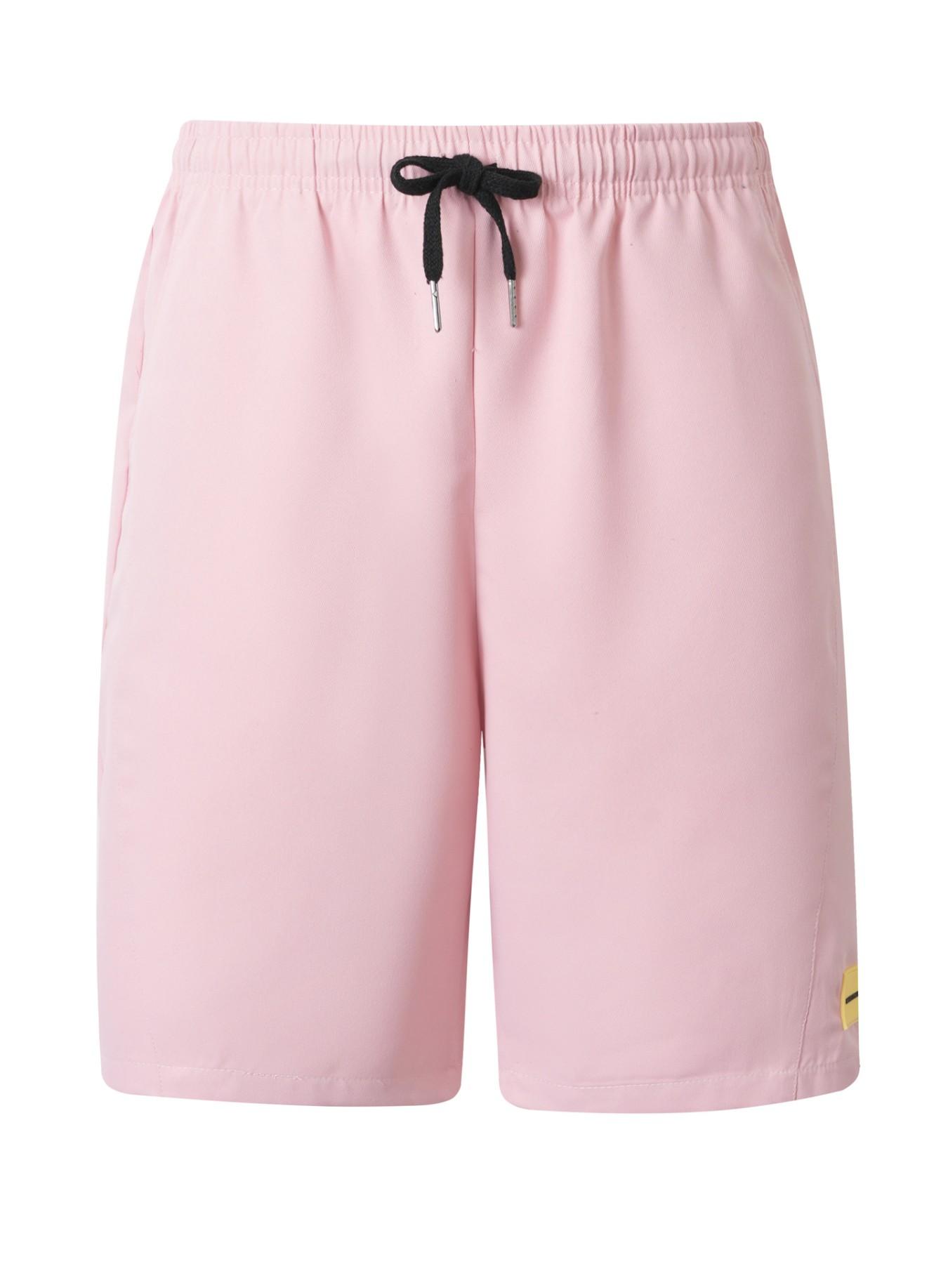 Men's Casual Shorts with Tie Waist, Summer Beach Shorts, Lightweight Quick-Dry Sports Leisure Shorts, Comfortable and Stylish