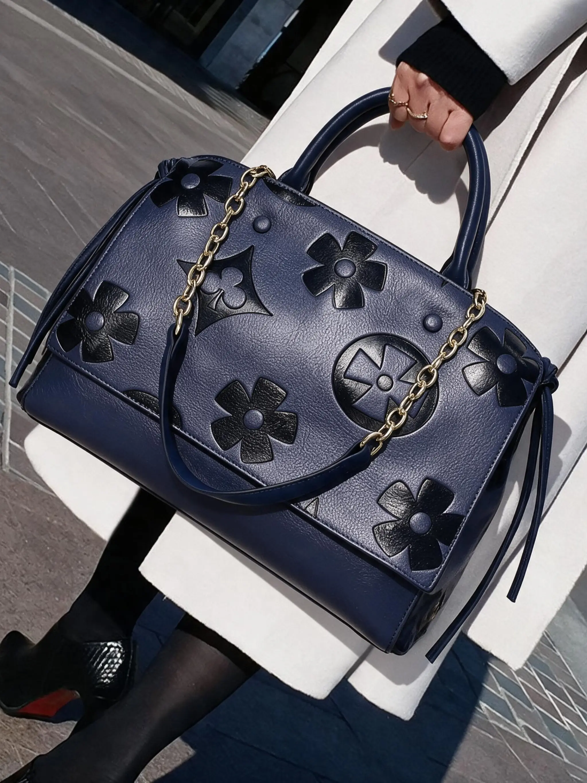 Women's Ivkmivk New Large Capacity Shoulder Bag, Simple Versatile Stylish Handbag, Fashionable Office Laptop Storage Bag, Leather Handbag, Casual Commuter Handbag, Casual Commuting Bag