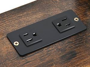 【Springtok】DWVO Kitchen Microwave Bakers Stand with Wine Rack, Wine Rack Freestanding Floor, Small Storage Shelves for Liquor Bottle Glasses Power Outlet Farmhouse Coffee Bar 31/35 Inch