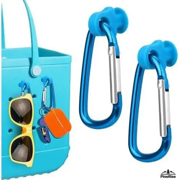 Hollow Beach Tote Bag Accessories Set Insert Hooks Carabiner Keychain Charms Portable Storage Clips For Indoor Leisure Outdoor Camping Beach Sports Travel