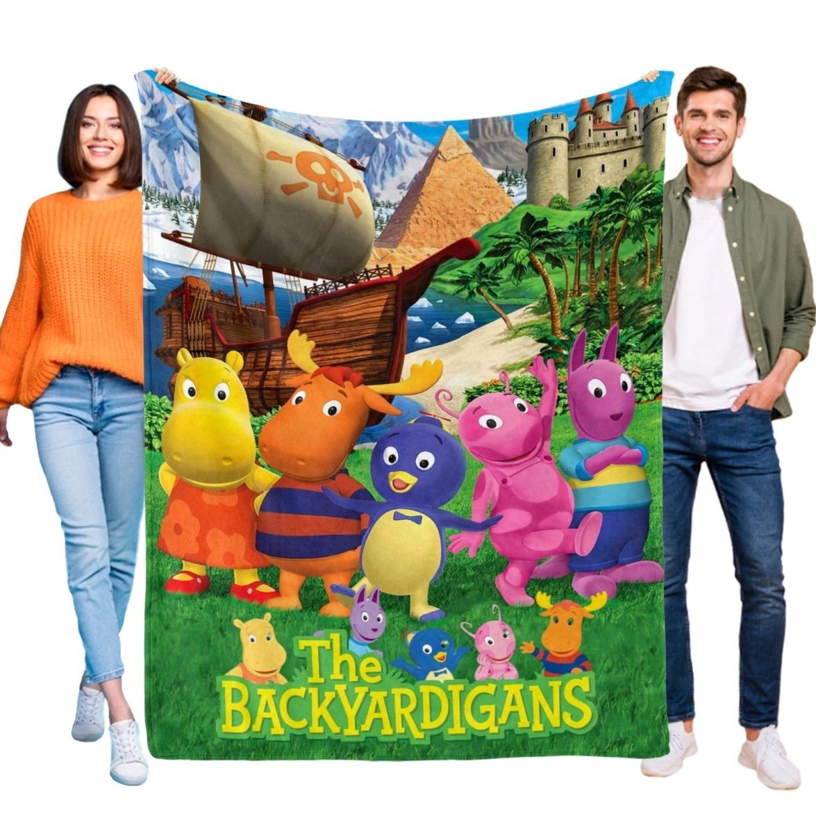 The Backyardigans Soft Throw Blanket, Glam Christmas Gift for Child & Adults, All-Seasons Use for Bed, Sofa, Office Couch