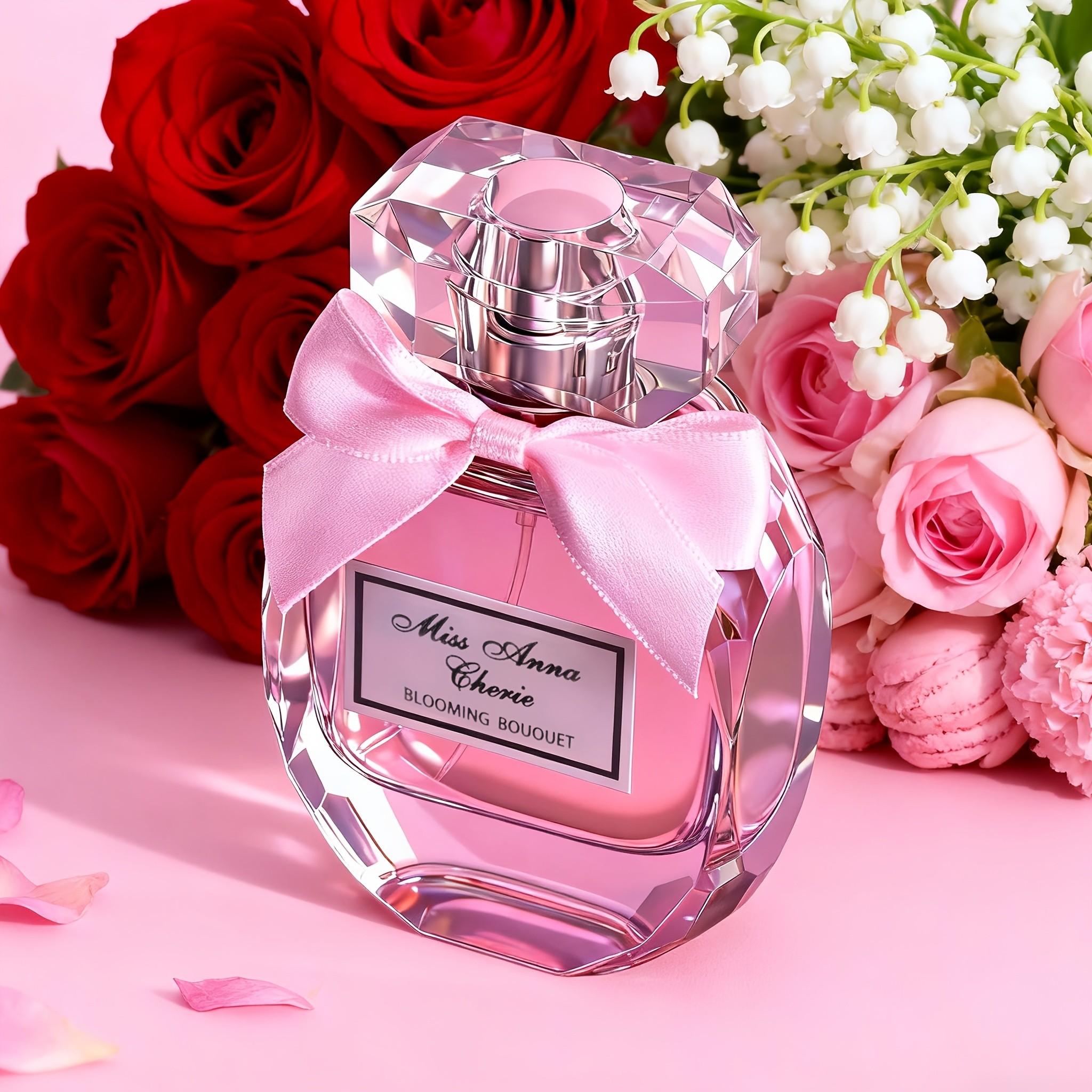 Women's Perfume, 15% Fragrance Concentration, Long-Lasting Scent, Floral Top Notes, Fruity Base Notes, Essential for Girls, Portable Size