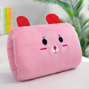 Kids Cute Gift Winter Cartoon Plush Toys Hand Warmer Cartoon Animals Soft Pillow Hand Hold Warm Cushion Gift. Non Electrical