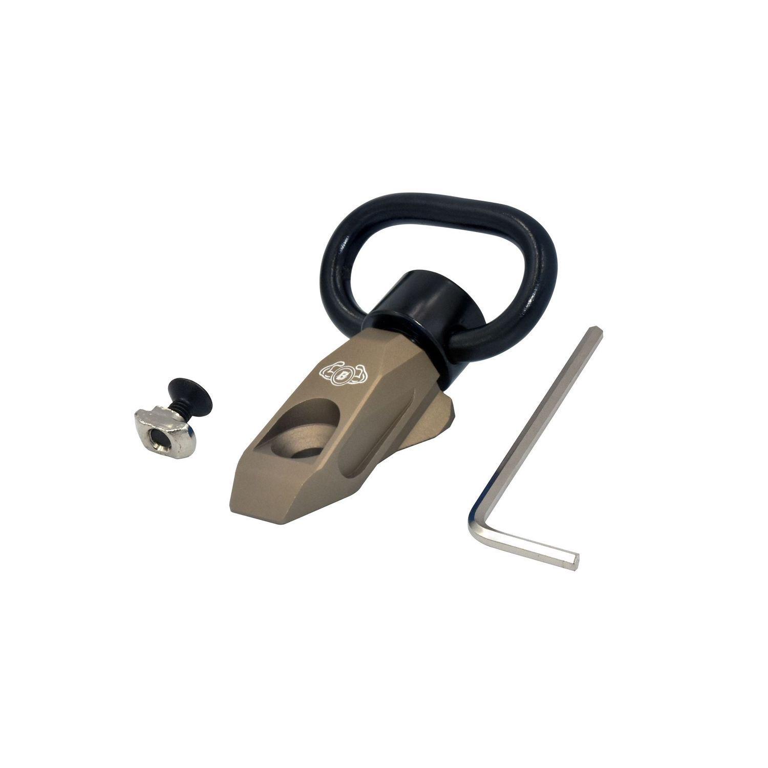 New High-quality BD Metal Quick Release Sling Buckle, Multi-function Single & Double Point Sling Strap Buckle for Outdoor Sports, Cameras, Bags, Molle Bag, Tactical Backpack Strap Loops