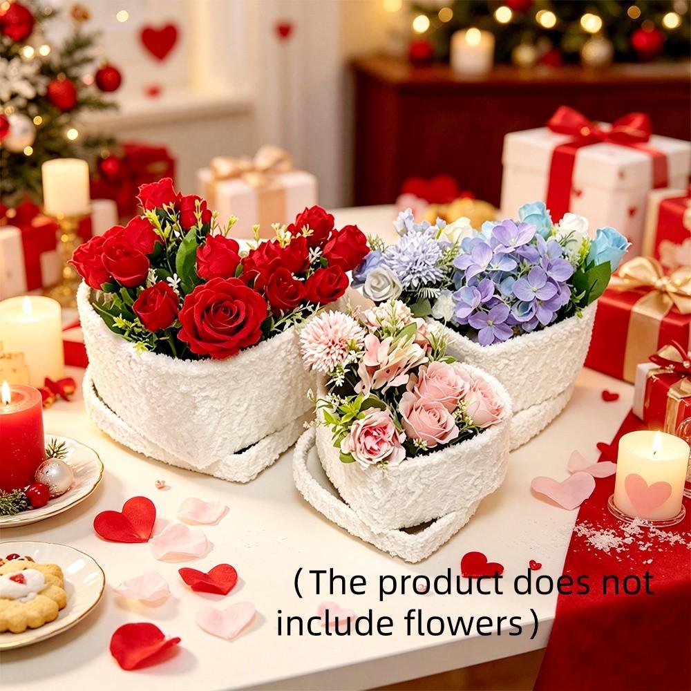 Heart Shape Gift Box Set, Paperboard and Velvet Material, Elegant Design, Perfect for Valentine's Day and Weddings, Ceremony Gift Box