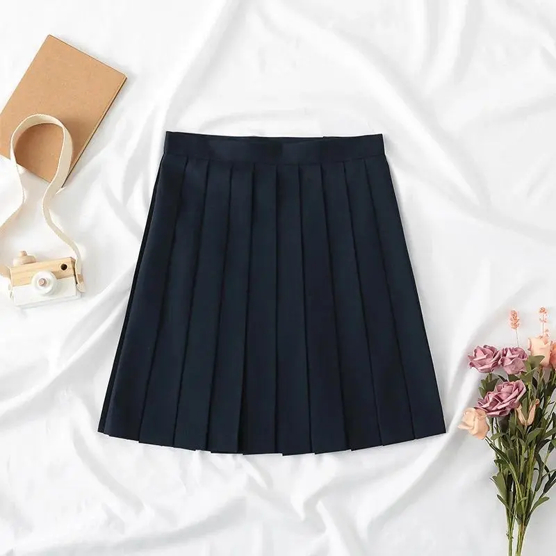 Traditional Versatile JK School Uniform Skirt Japanese Kansai Collar Two-piece Sailor Uniform Academic Style Graduation Outfit