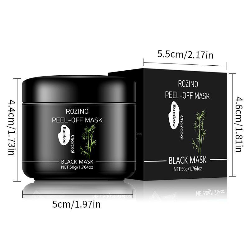 Black Charcoal Peel Off Mask, Strong Adsorption Facial Mask, Deep Cleansing Facial Mask, Facial Skin Care Product for Men & Women, Face Skincare