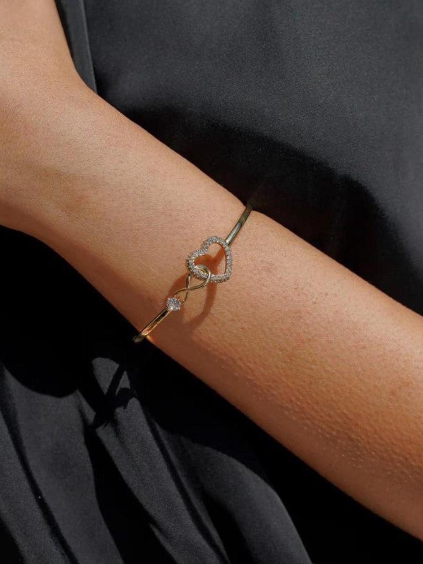 High-Quality Jewelry Bracelet for Milestone Celebrations, Infinite Heart Design, Forever Connected Gift for Daughter