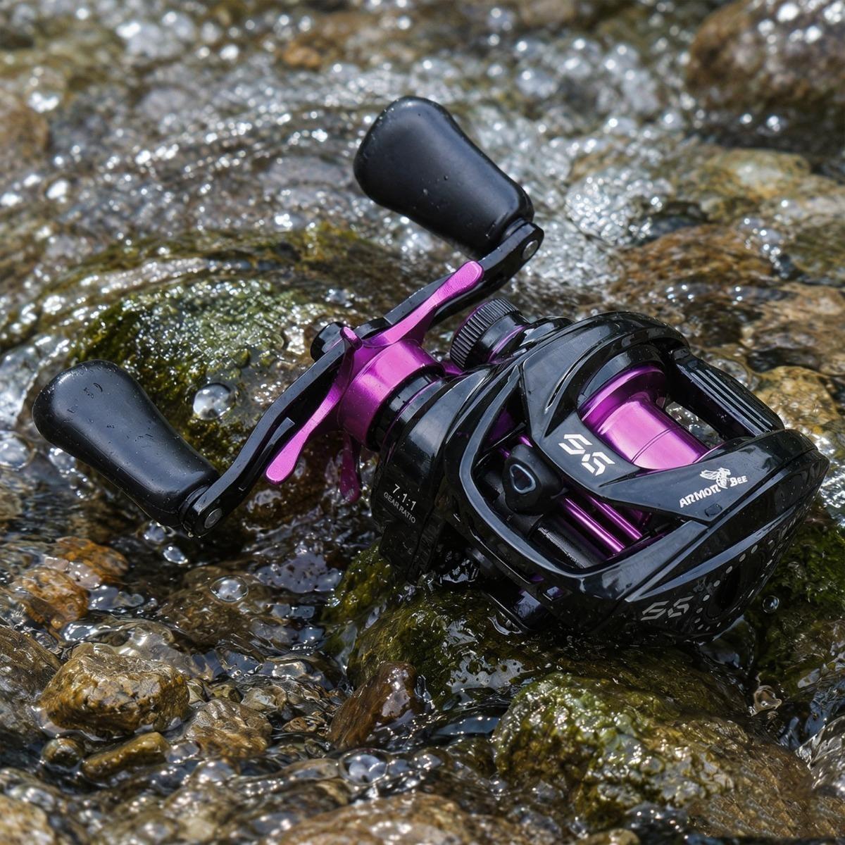 Baitcasting Fishing Reel Ultralight 4+1BB/6+1BB 7.2:1/7.1:1 Gear Ratio DC Baitcaster Reel Smooth and Sensitive, Fishing Reel for Freshwater Saltwater Fishing Baitcasting Fishing Reel Ultralight 4+1BB/6+1BB 7.2:1/7.1:1 Gear Ratio DC Baitcaster Reel Smooth and Sensitive, Fishing Reel for Freshwater Saltwater Fishing