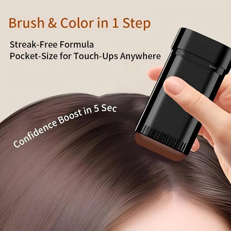 3-In-1 Hair Color Stick with Comb, Waterproof & Sweat-Proof, Instant Hair Dye Wax, Easy Clean & Portable, Quick Root Touch Ups, Root Cover Up for Women Men