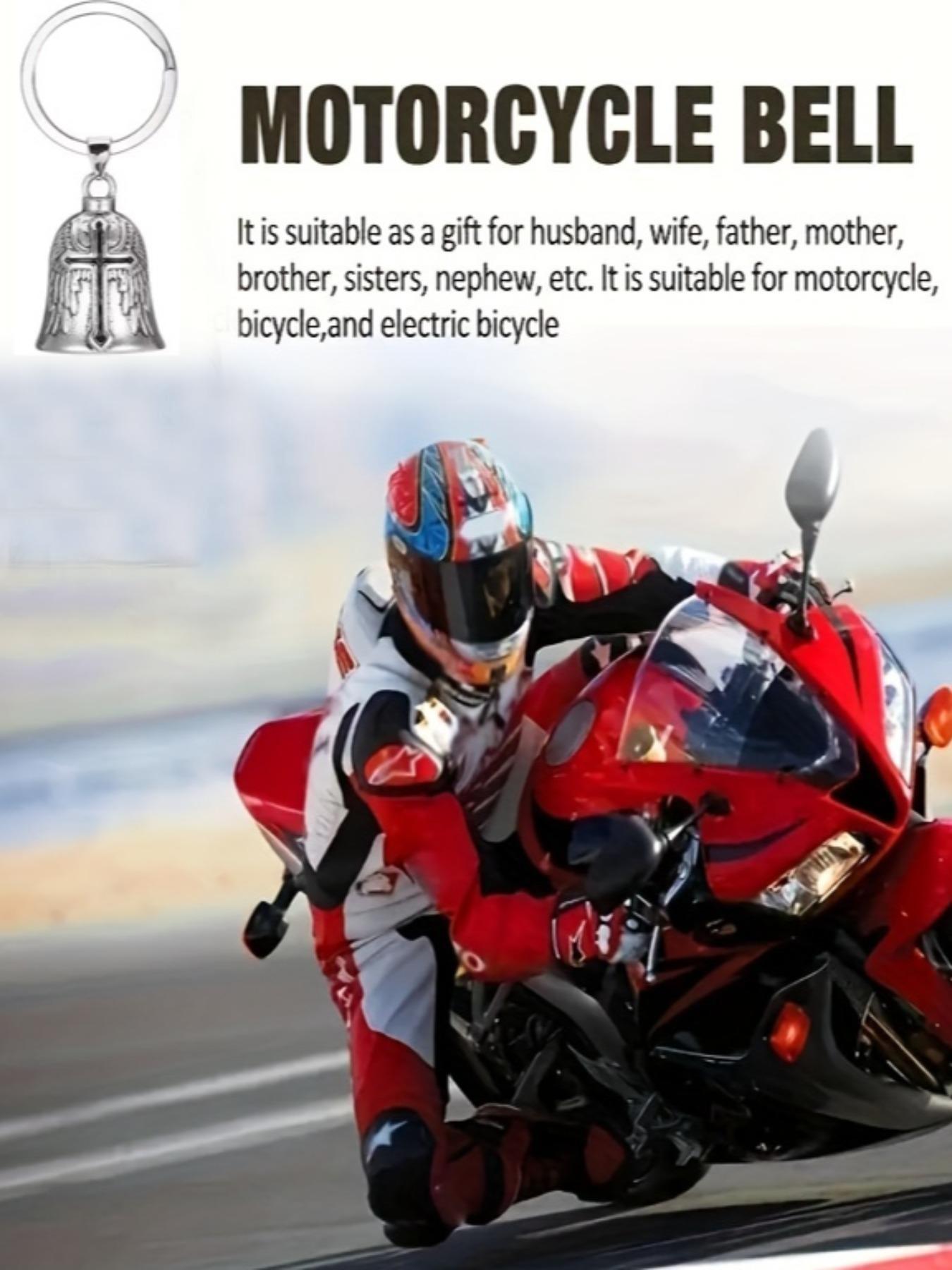 Alone Luna Motorcycle Bell, Christmas/halloween Bell, Gremlin/guardian Keychain, Lucky Riding Bell, Durable and Fashionable Design