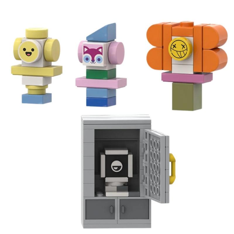 Hot selling Lily Love Braid Creative Puzzle Building Block Doll Set Anime Prototype Mobile Handpiece Desktop Ornament Fan Gift Toy Release Stress Endurance Game Building Blocks