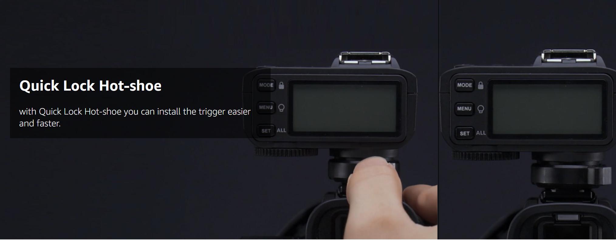 Godox X2T TTL Wireless Flash Trigger, Bluetooth Connection, 1/8000s HSS,5 Separate Group Buttons, Relocated Control-Wheel, New Hotshoe Locking, New AF Assist Light