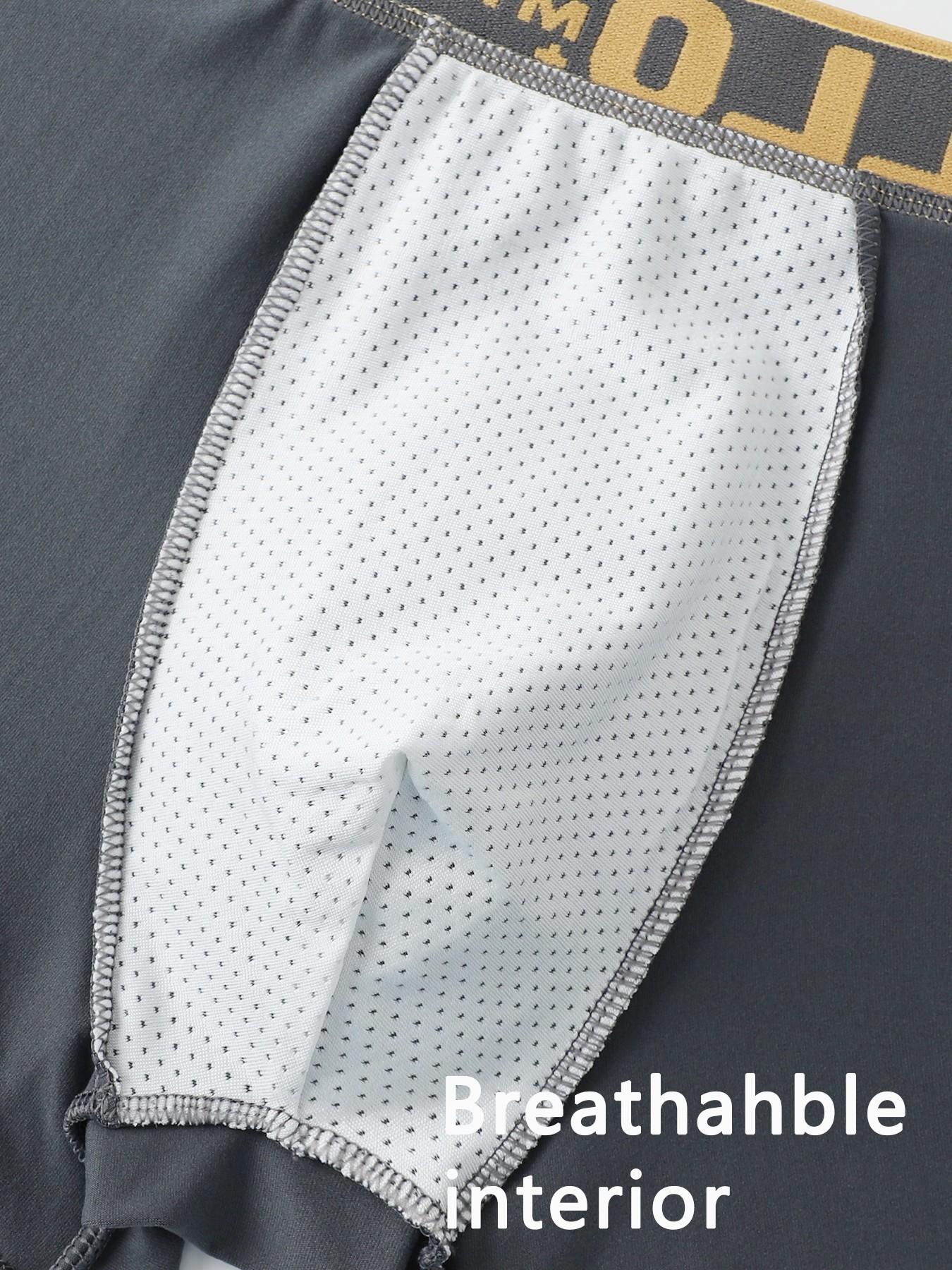 Dark Gray Men's Boxer Briefs | Soft Texture with Premium Feel | Close-Fitting, Comfortable and Secure