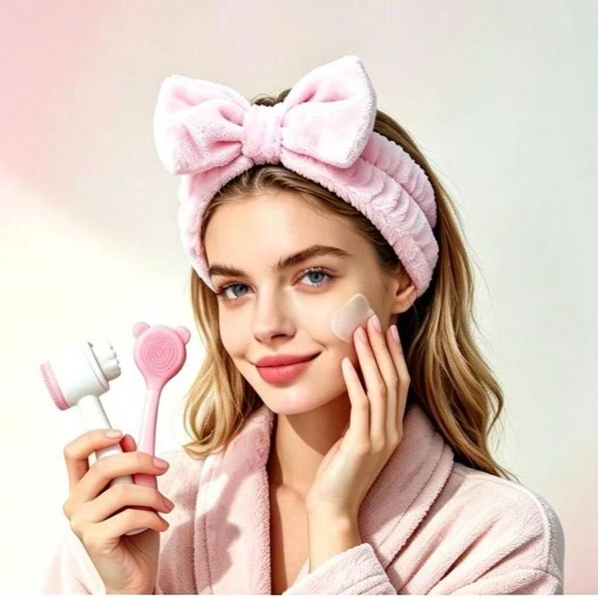 Series Manual Facial Cleansing Tool Set, 7-Piece Face Care Kit, Portable, Ideal for Home & Travel, Perfect Gift for Holidays & Birthdays