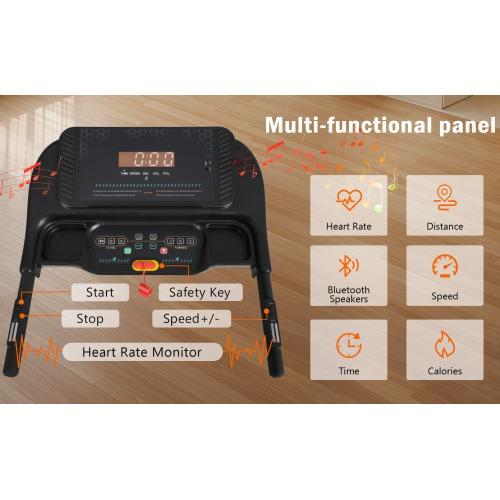 NEW ARRIVAL Foldable Treadmill with 3.0 HP Motor, 4-Level Incline, Bluetooth Speaker & USB/Type-C Ports – 350 lb Capacity