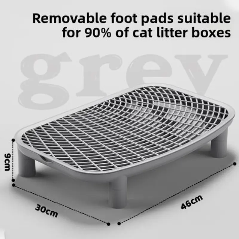 Double Layer Litter Mat - Anti-Spill & Easy Clean | Fits All Open/Closed Litter Boxes