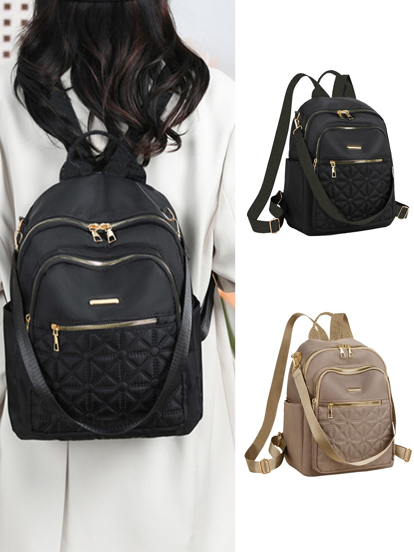 Oxford Cloth Backpack New Fashion Versatile Women's Bag Lightweight Travel Large Capacity Bookbag Office Use Travel Backpacks