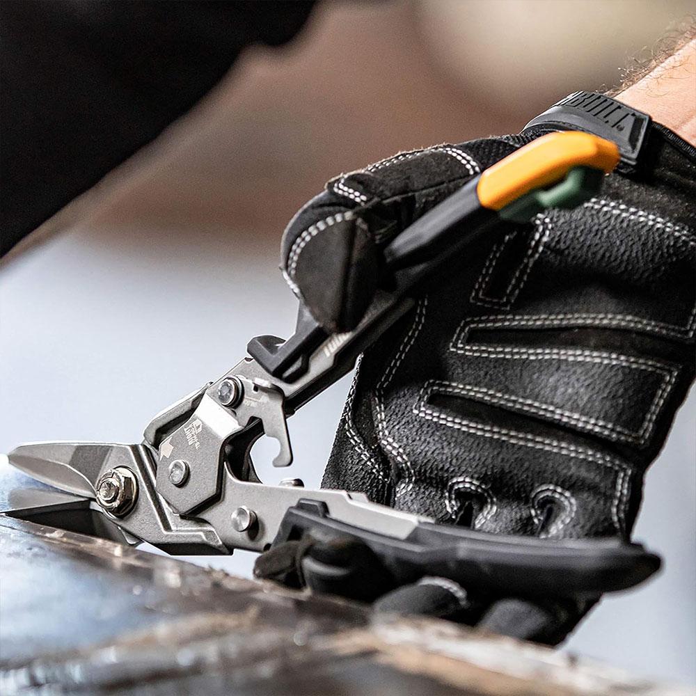Toughbuilt Right Cut Aviation Snips TB-H4-60-R Metal Shears