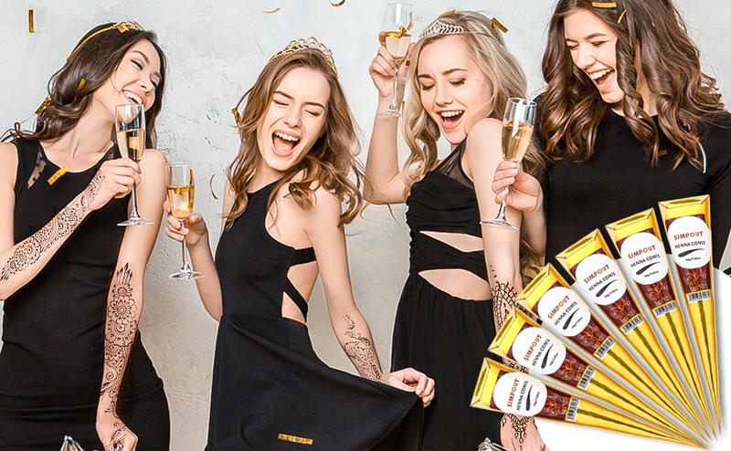 (Pack of 6) 30g-100% Fresh Natural Henna Cones | Original Henna Blend | Plant Based Temporary Tattoos |Two Colour Choose | Makeup Cosmetic (Pack of 6) 30g-100% Fresh Natural Henna Cones | Original Henna Blend | Plant Based Temporary Tattoos |Two Colour Choose | Makeup Cosmetic