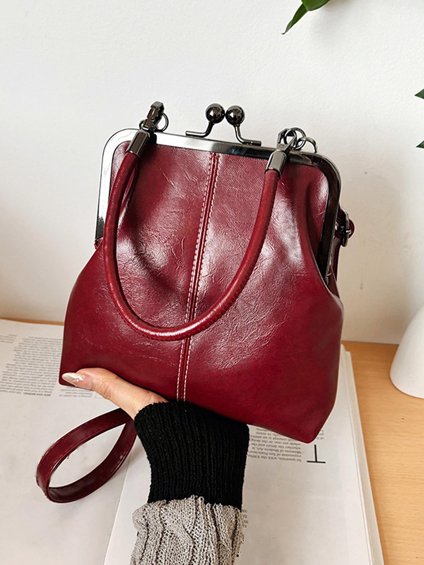 Women's Retro Fashion Shoulder Bag, Crossbody Shoulder Bag, Simple Style Mini Handbag with Adjustable Strap, Classic Versatile Design for Daily Use, Casual Handbag Satchel, Adjustable Crossbody Purses